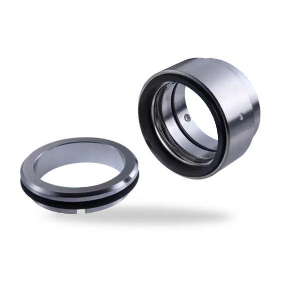 Mechanische Gleitringdichtung mit stationärem und rotierendem Dichtungsring für zuverlässige Abdichtung in Pumpen, Kompressoren und Industrieanlagen.