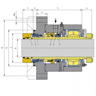 Technical drawing of SeccoMix R