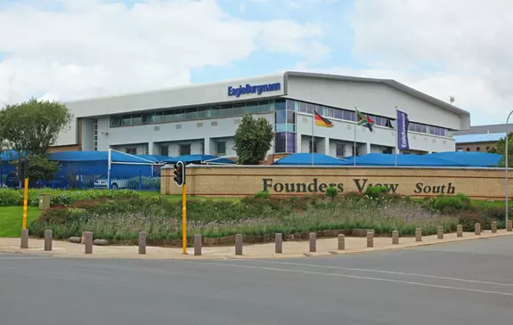 Exterior view of EagleBurgmann South Africa facility at Founders View South.