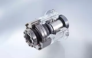 Product image of an industrial agitator seal in sectional view.
