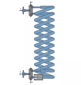Technical drawing of WEL6
Air cooler