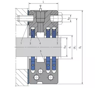Technical drawing of Espey WD200