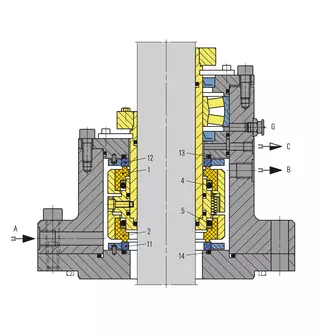 Technische Zeichnung von HSH-D