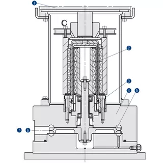 Technical drawing of MagBlower model 285