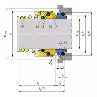 Technical drawing of BT-FH