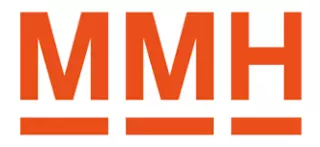 The MMH logo, featuring the orange letters M M H above three corresponding orange lines.