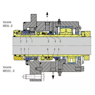 Technical drawing of MR-D