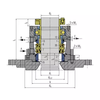 Technical drawing of M461CL-E3