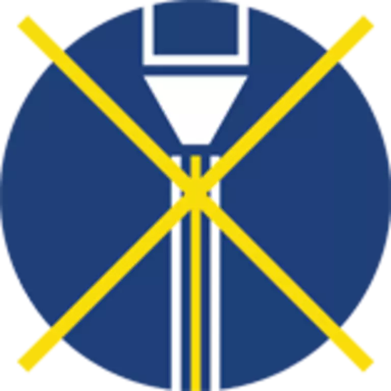 Icon of a crossed-out flushing system indicating operation without flush.