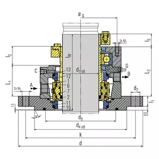 Technical drawing of M481C