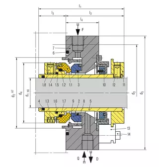 Technical drawing of LL9UC