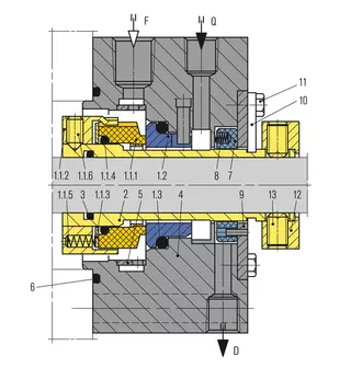 Technical drawing of H75VA4-S