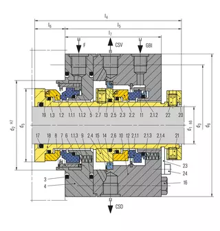 Technical drawing of LL9DJUE