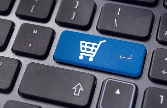 Symbolic image representing e-commerce, online ordering, and digital procurement processes for industrial, commercial, and B2B applications.
