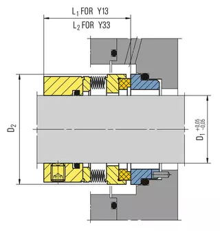 Technical drawing of Low temperature seals
Y12, Y13, Y33, Y17, Y18, Y37