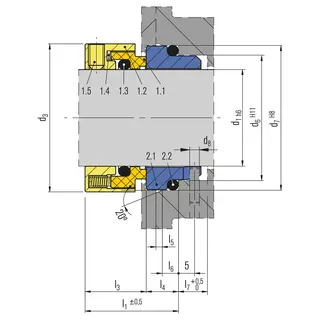 Technische Zeichnung von BT-C5E