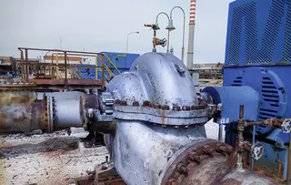 EagleBurgmann Splitex Gleitringdichtungen in Meerwasser-Förderpumpen in Italien installiert.
